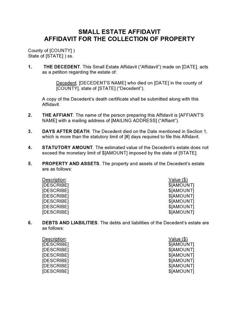 What You Required to Find Out About a Small Estate Affidavits: A Guide